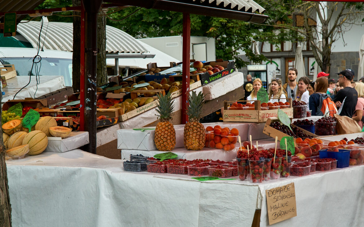 Fruit Market in Lubljana